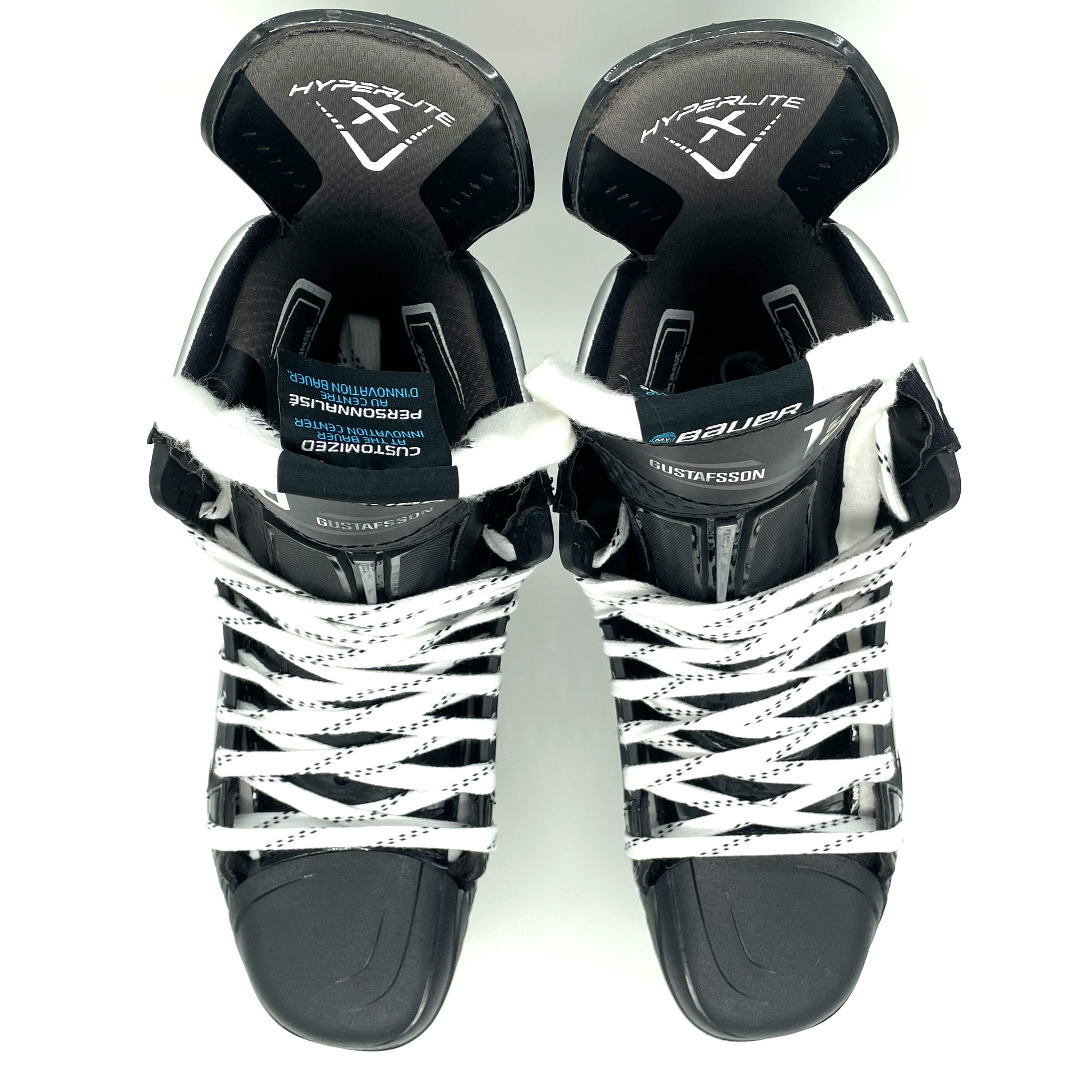Bauer Vapor Hyperlite – Patins de hockey Pro Stock neufs – Taille 10,5/10 – David Gustafsson